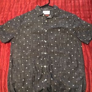 Denim & Flower Polo Ship Pattern